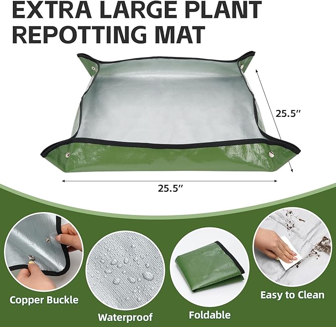 Succulent Tools Kit with Organizer Bag- 13Pcs Indoor Gardening Tools |Mini Succulent Hand Tools with Tote, Succulent Transplanting Supplies, Present for Gardeners Plant Care (Navyblue) 