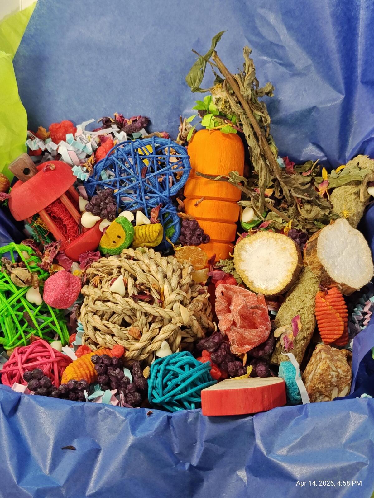 Play & Chew Rodent Fun "No More Boredom" Box - Rats, Mice, Gerbils, Hamsters...