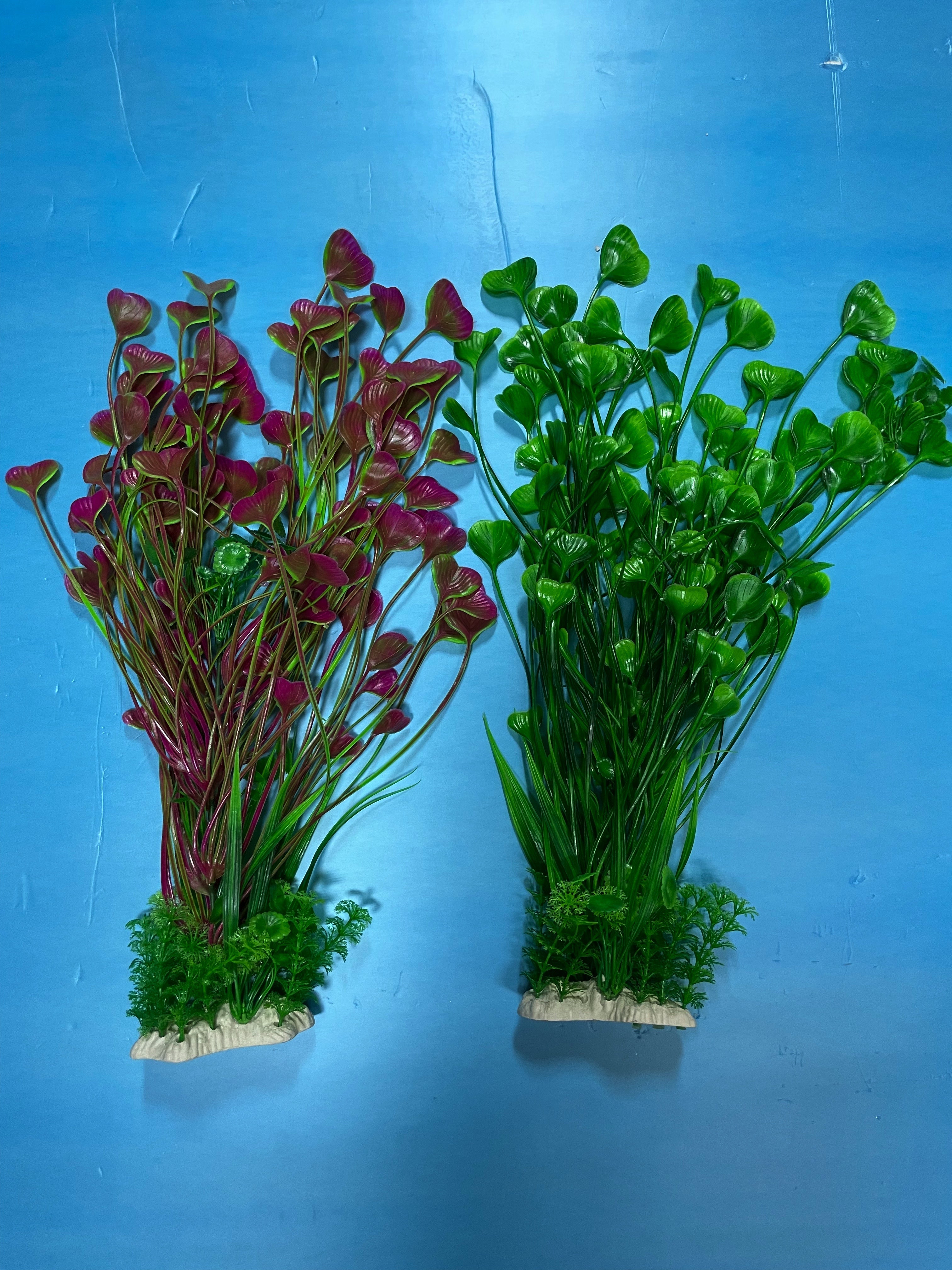 Artificial Aquarium Plant for Fish Tanks, LARGE aquarium plastic plant, 25" TALL