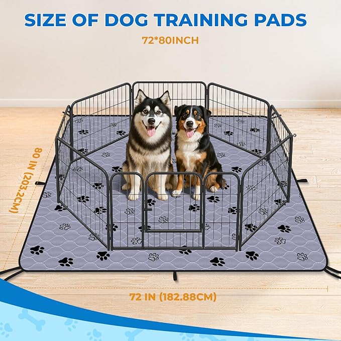 Fostanfly Washable Dog Pee Pads Extra Large 72&