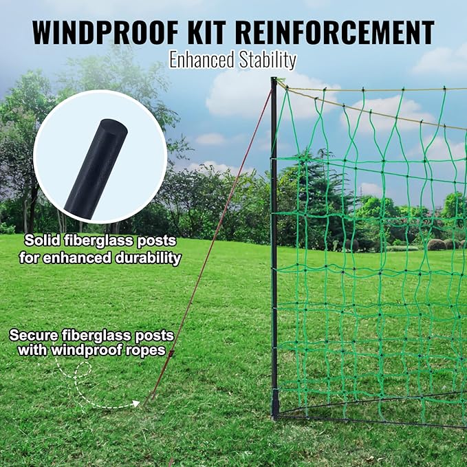 VEVOR Electric Fence Netting, 42"H x 164&