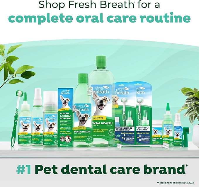 TropiClean Fresh Breath Drops for Cats Travel Size | Cat Mouthwash | Water Additive For Cats | Kitten Bad Breath Water Additive | Made in the USA | 2.2 oz.
