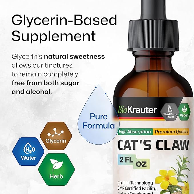 BIO KRAUTER Cats Claw Tincture - Vegan Cat&