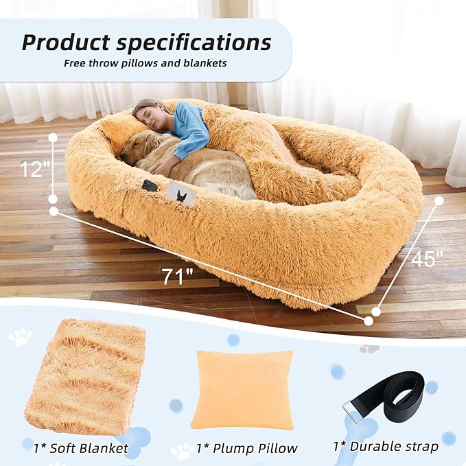Human Dog Bed, 71&