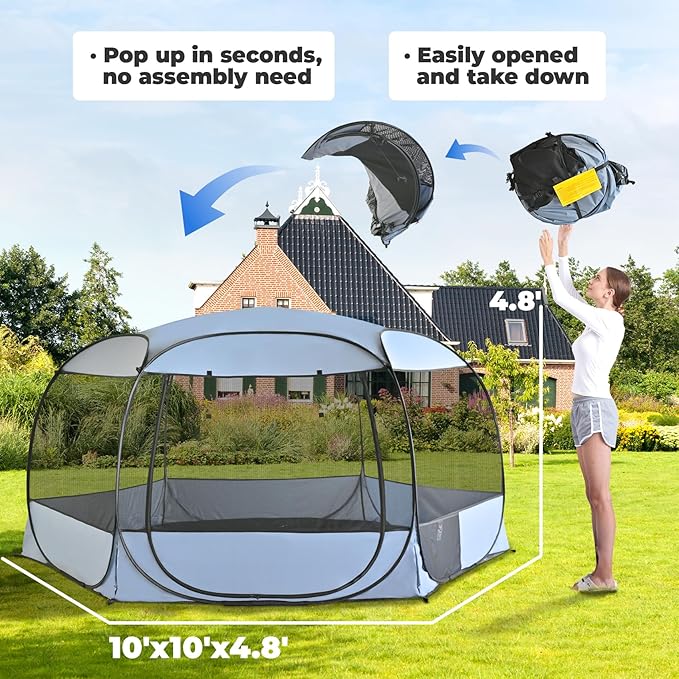 XXLarge Popup Portable Dog Houses, 10&