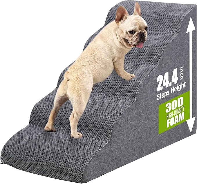 Dog Stairs&Steps for High Beds Up to 28&