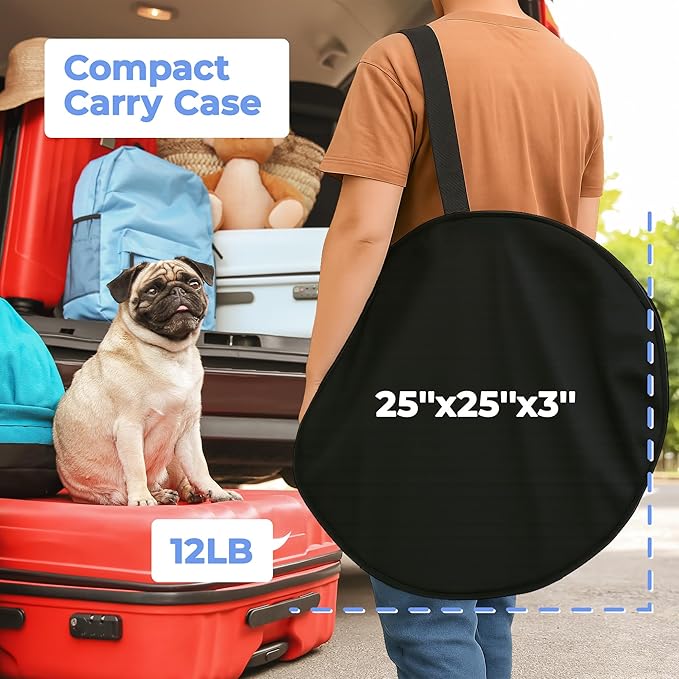 EighteenTek XLarge Popup Portable Dog Houses, 5.3&