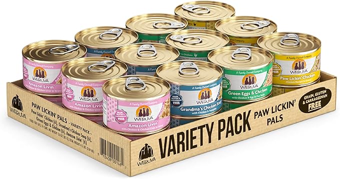 Weruva Classic Cat Food, Variety Pack, Paw Lickin&