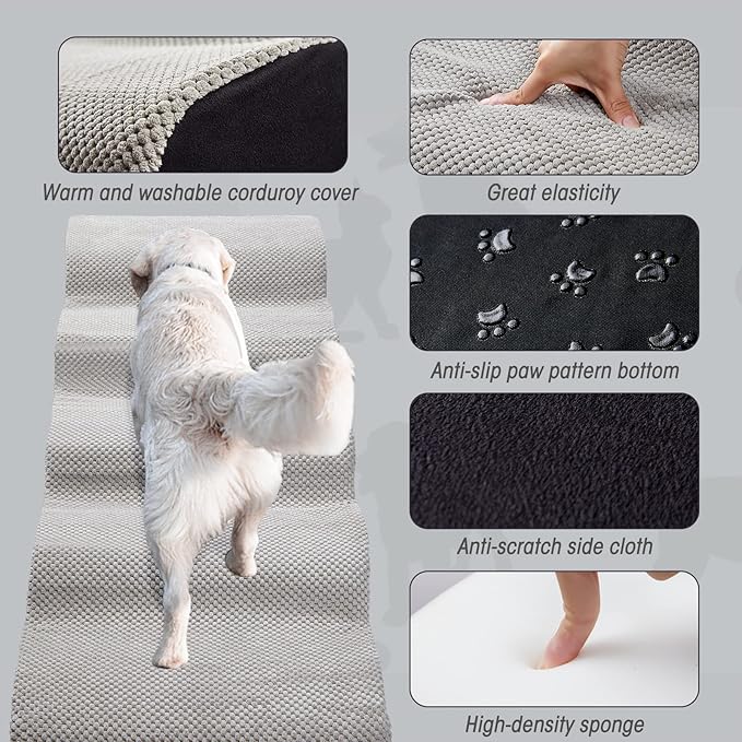Dog Stairs&Steps for High Beds Up to 28&
