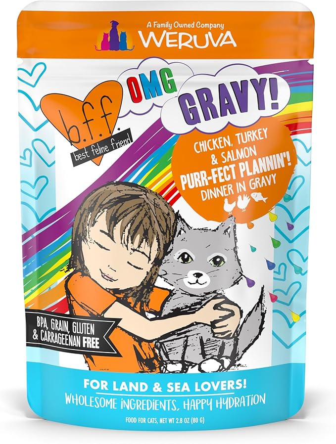 Weruva B.F.F. OMG - Best Feline Friend Oh My Gravy!, Purr-FECT Plannin&