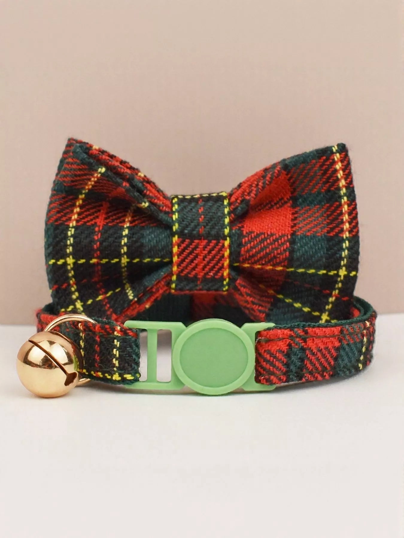 2 Piece Bow Tie Pet Collar with Bell