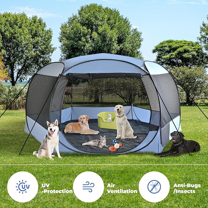 XXLarge Popup Portable Dog Houses, 10&