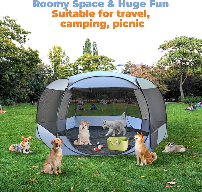 XXLarge Popup Portable Dog Houses, 10&