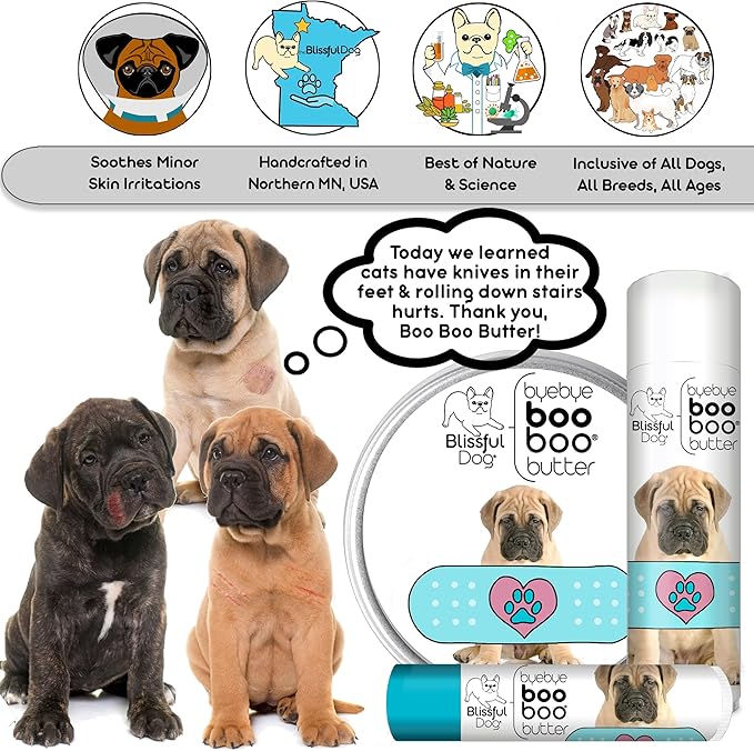 The Blissful Dog Bullmastiff Boo Boo Butter, 16 oz.