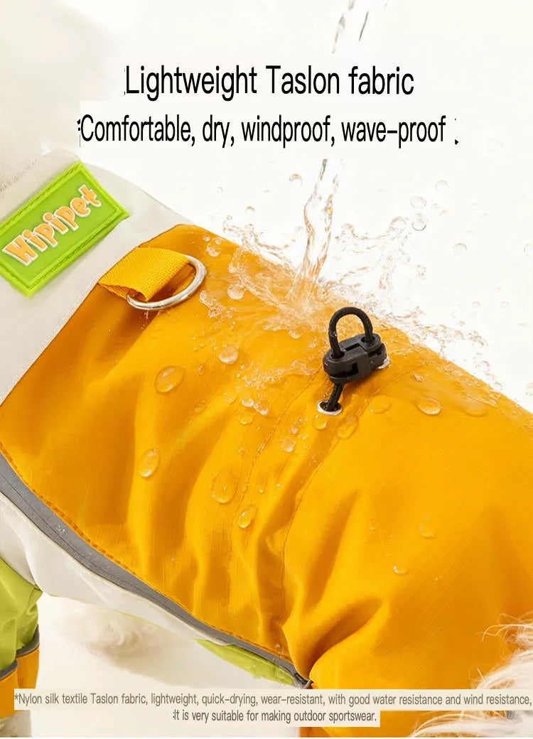 Color Block Warm Pet Jumpsuit