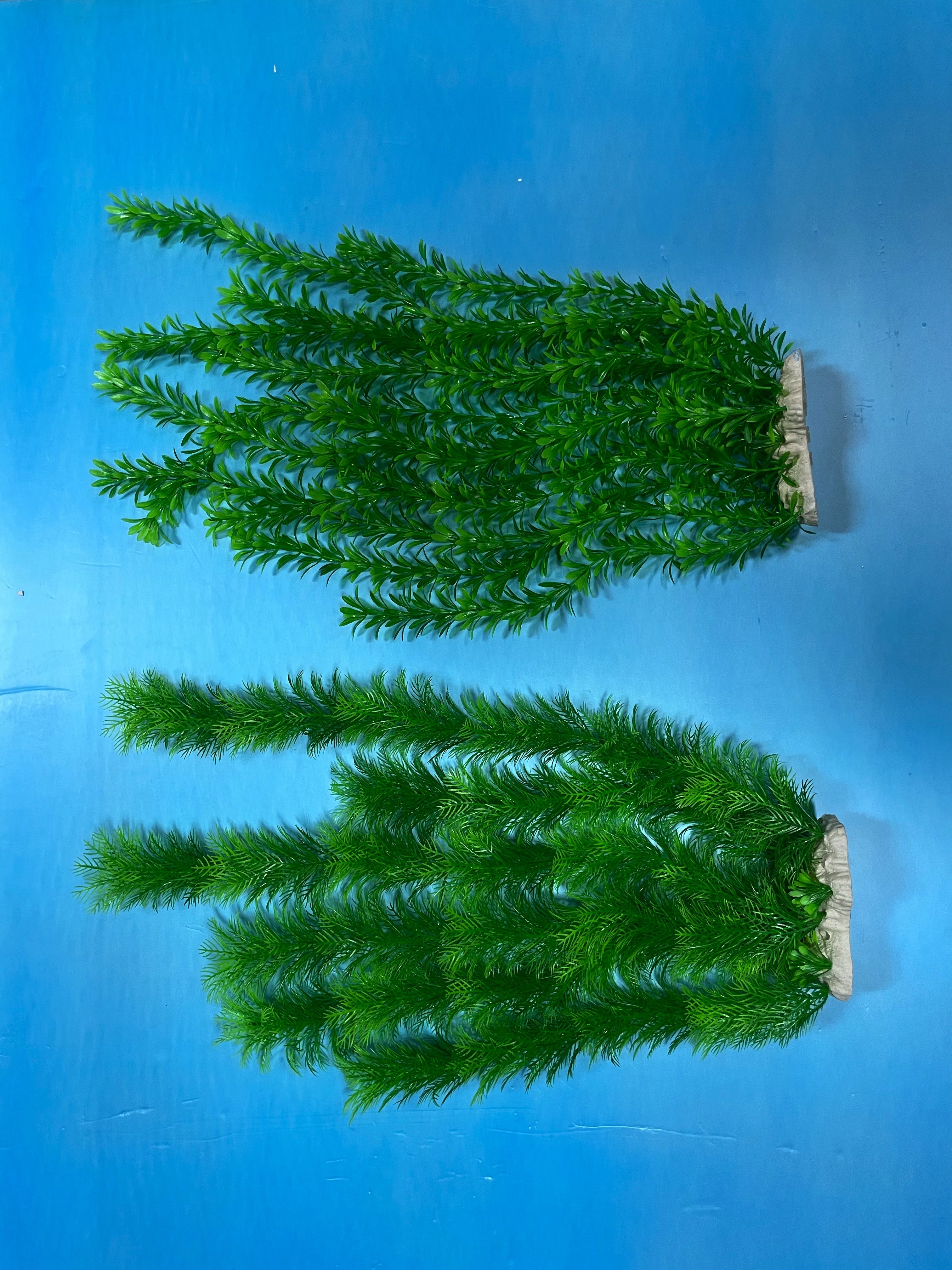 Artificial Aquarium Plant for Fish Tanks, LARGE aquarium plastic plant, 21" TALL