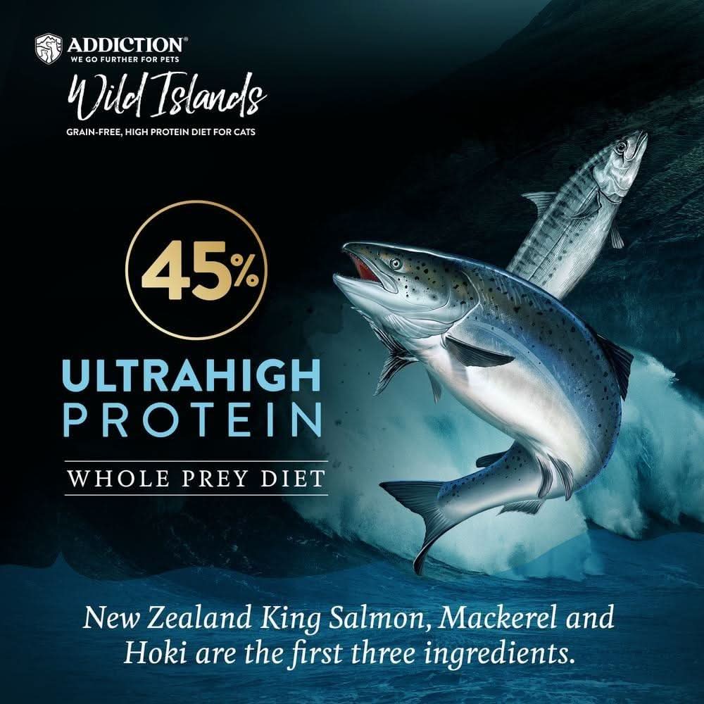Wild Islands Pacific Catch Premium King Salmon Mackerel & Hoki Dry Cat Food
