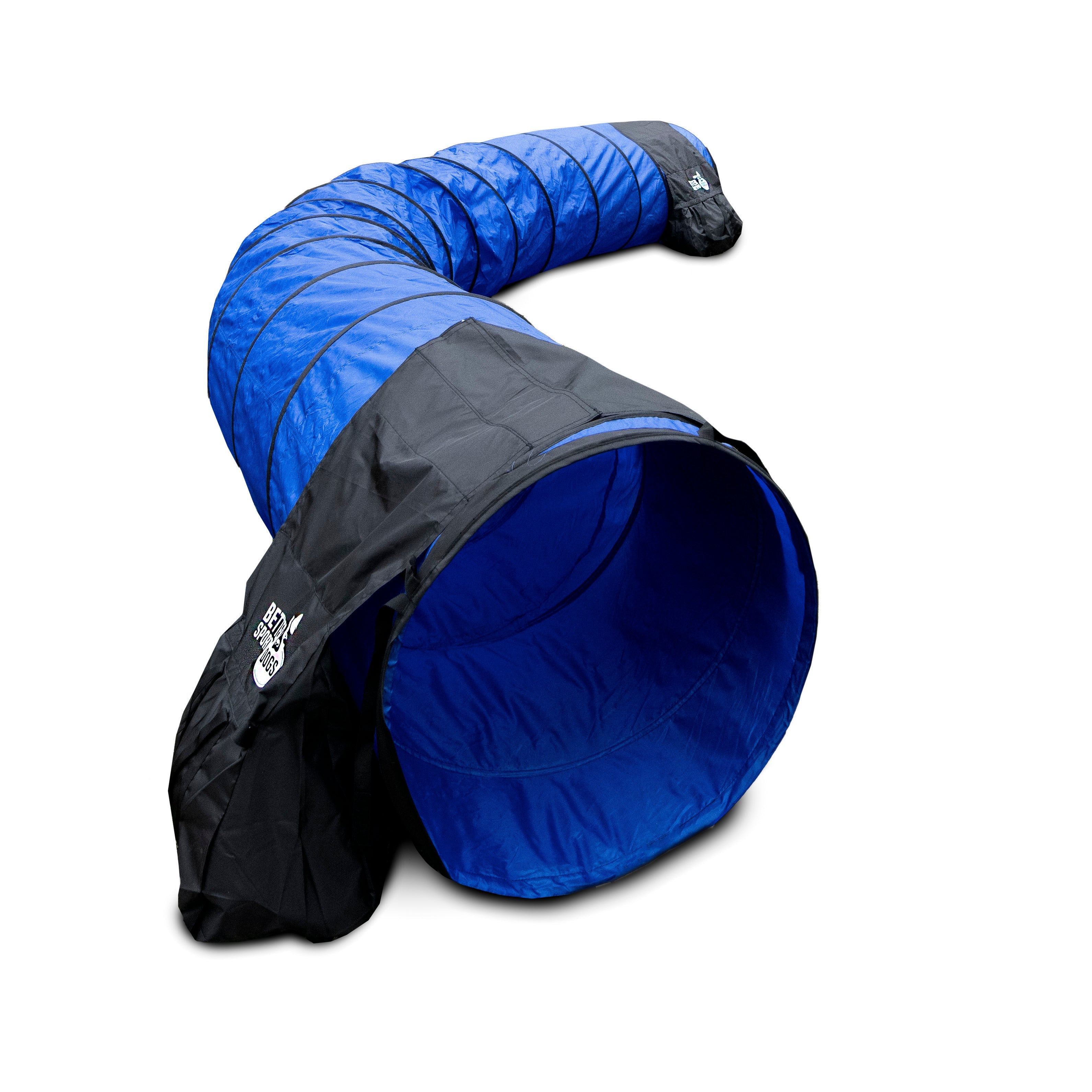 Better Sporting Dogs 16 ft Dog Agility Tunnel with Sandbags – Training Tunnel for Backyard Agility Courses
