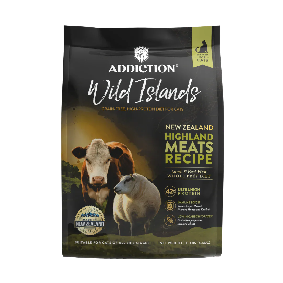 Wild Islands Highland Meats Grass-Fed Beef & Lamb Recipe Dry Cat Food