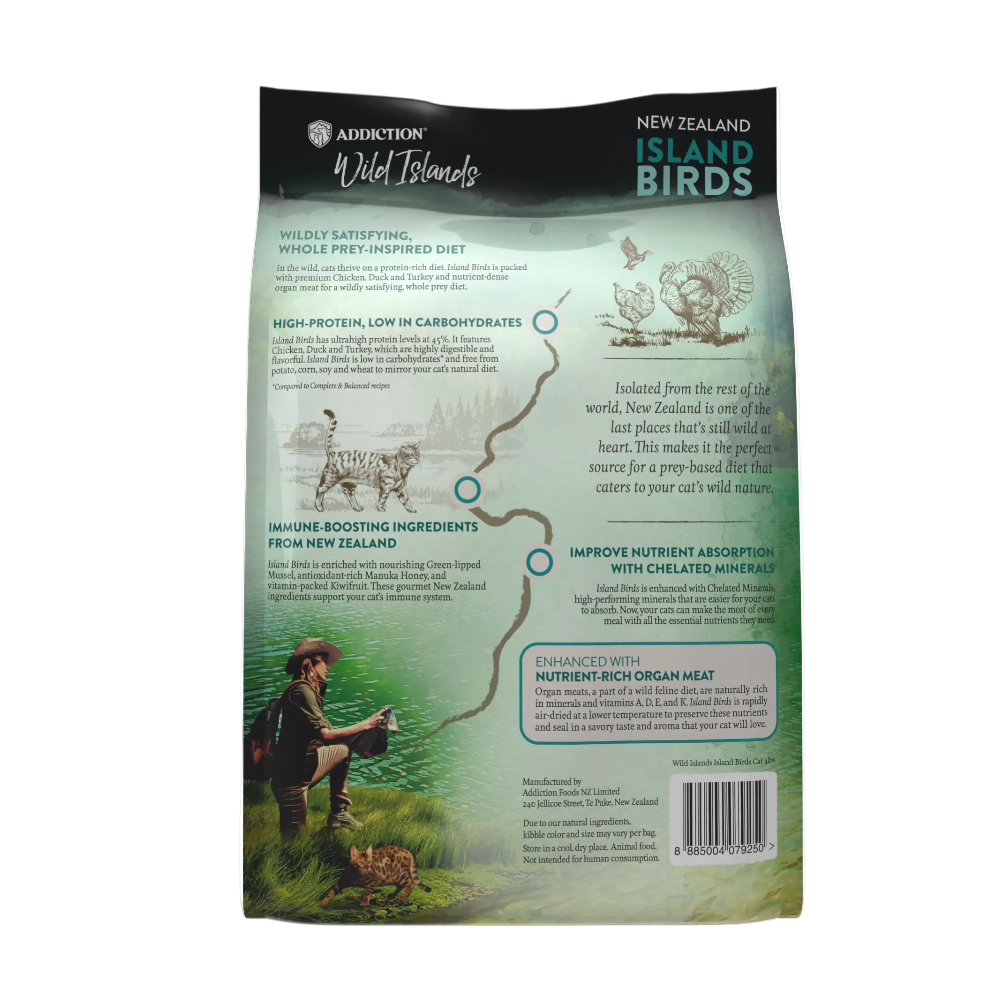 Wild Islands Island Bird Premium Duck Turkey & Chicken Dry Cat Food