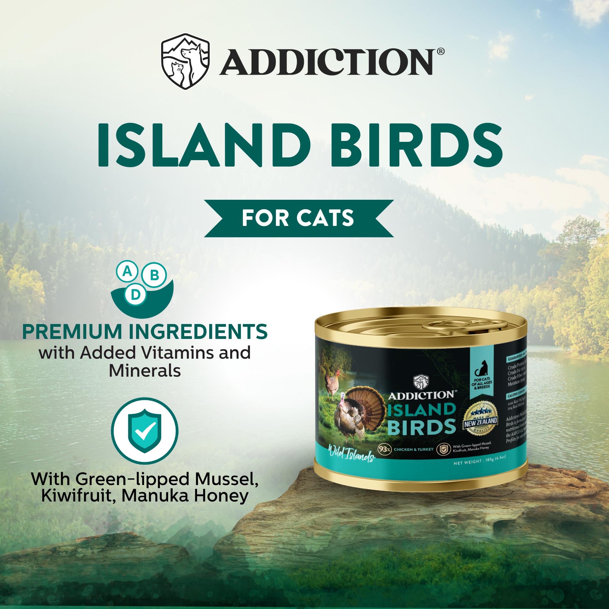 Wild Islands Island Birds Premium Chicken & Turkey Grain-Free Canned Cat Food