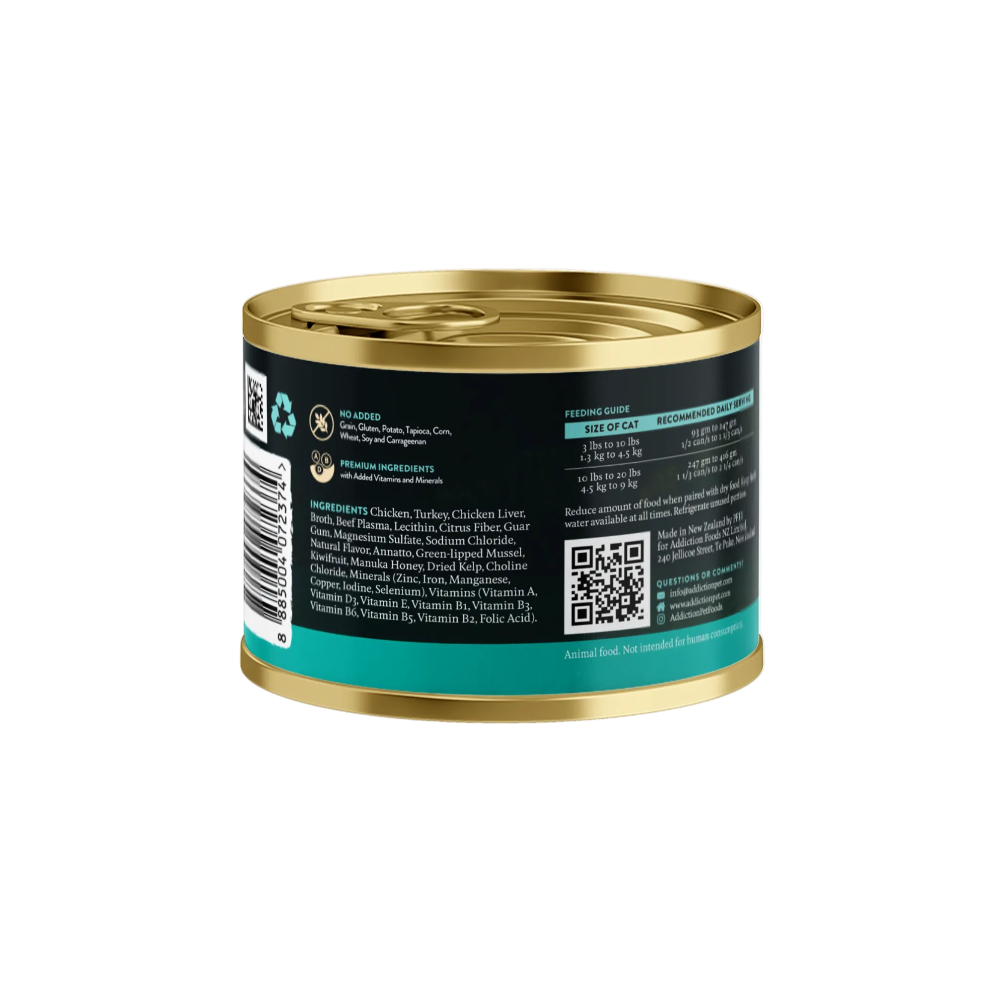 Wild Islands Island Birds Premium Chicken & Turkey Grain-Free Canned Cat Food