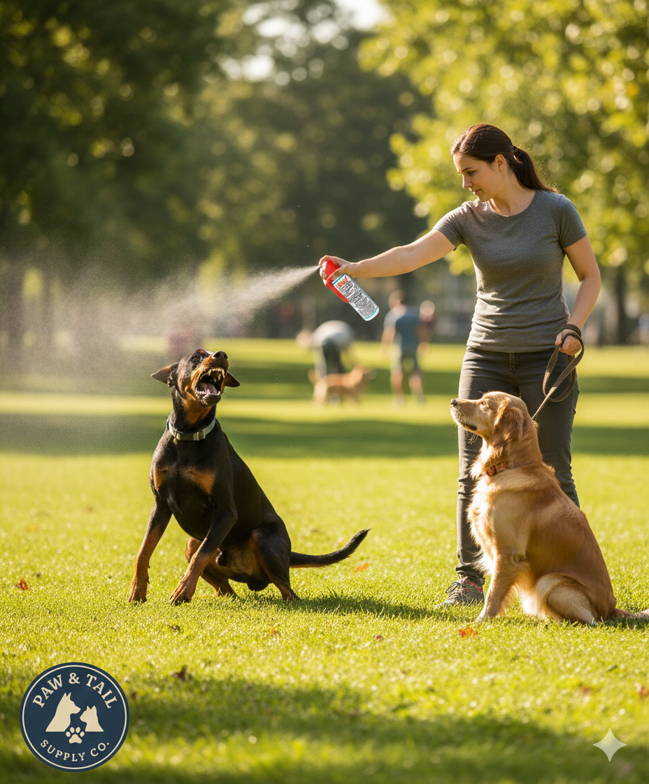 Halt II Dog Repellent Spray 1.5 oz Extra Strong Capsaicin Dog Deterrent 6-Pack