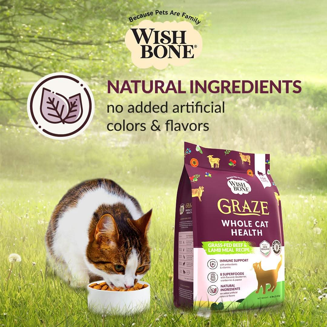 Wishbone Graze Beef and Lamb Dry Cat Food