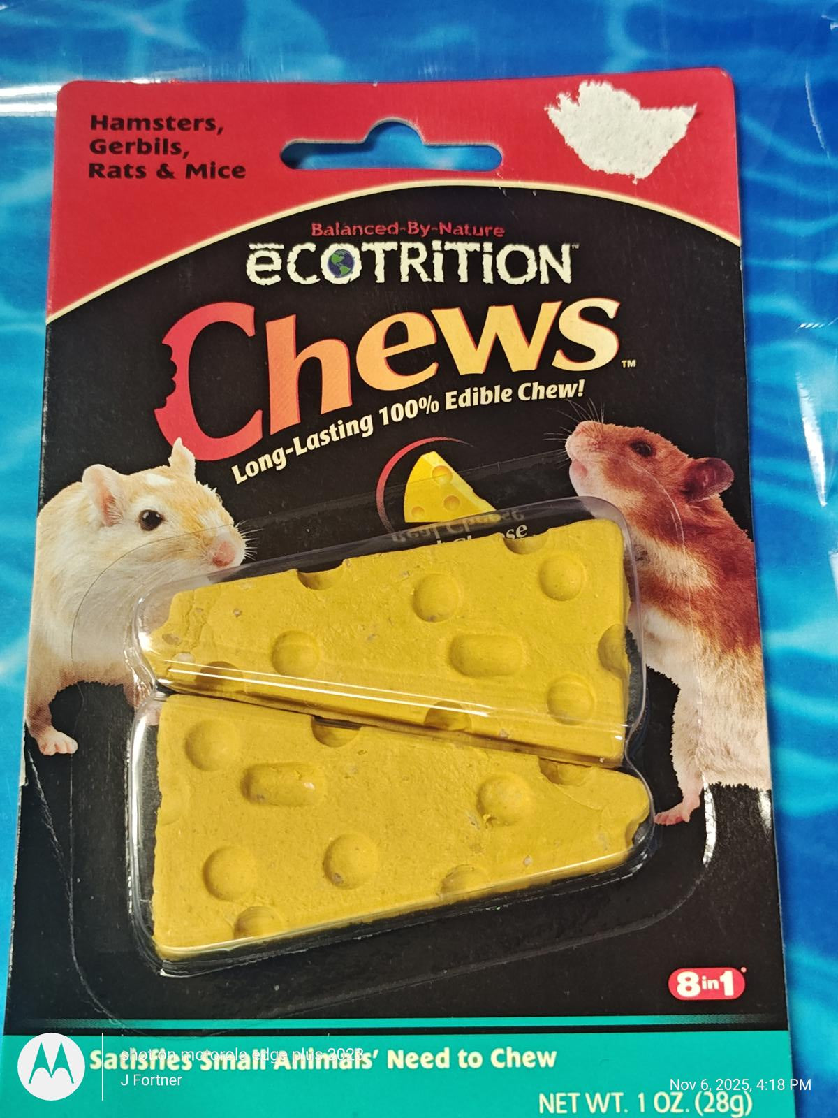 Small Animal Pet Chew Cheese for Hamster Rat Mouse Gerbil
