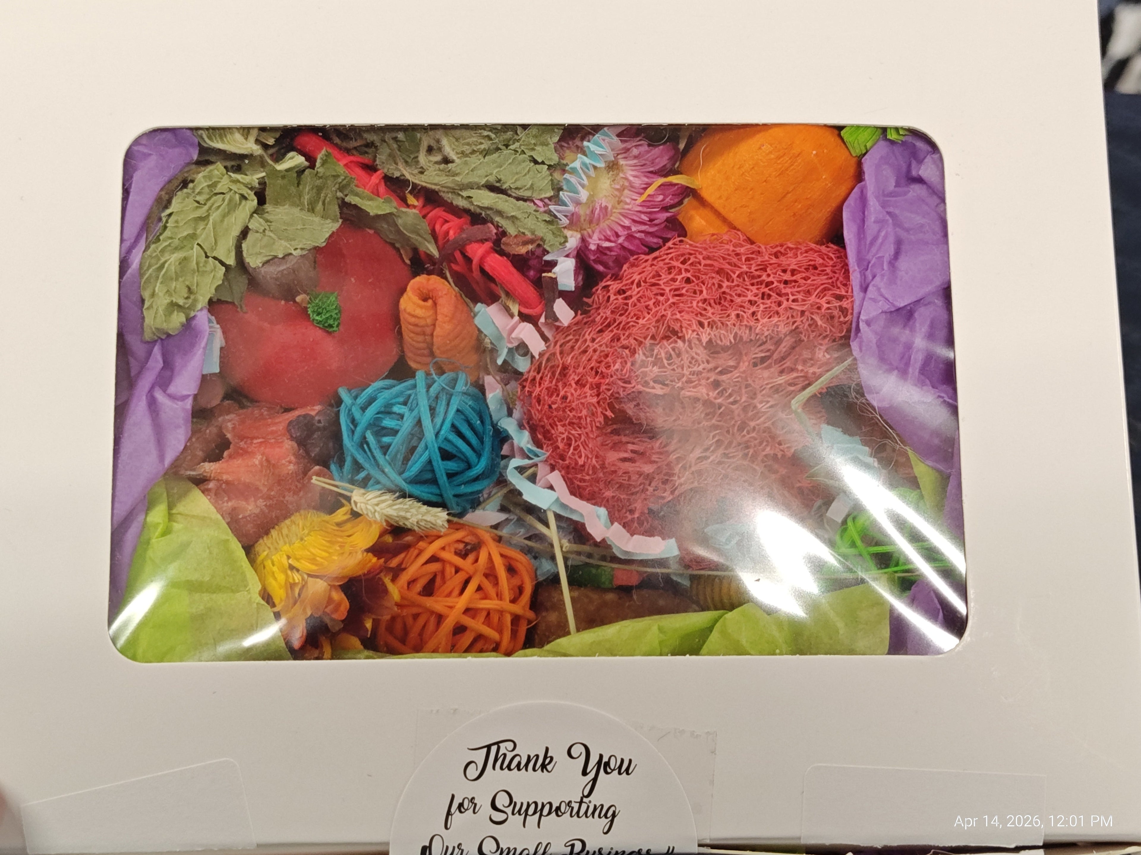 Ultimate Toy, Chew and Treat box for Guinea Pigs, Chinchillas, Rabbits