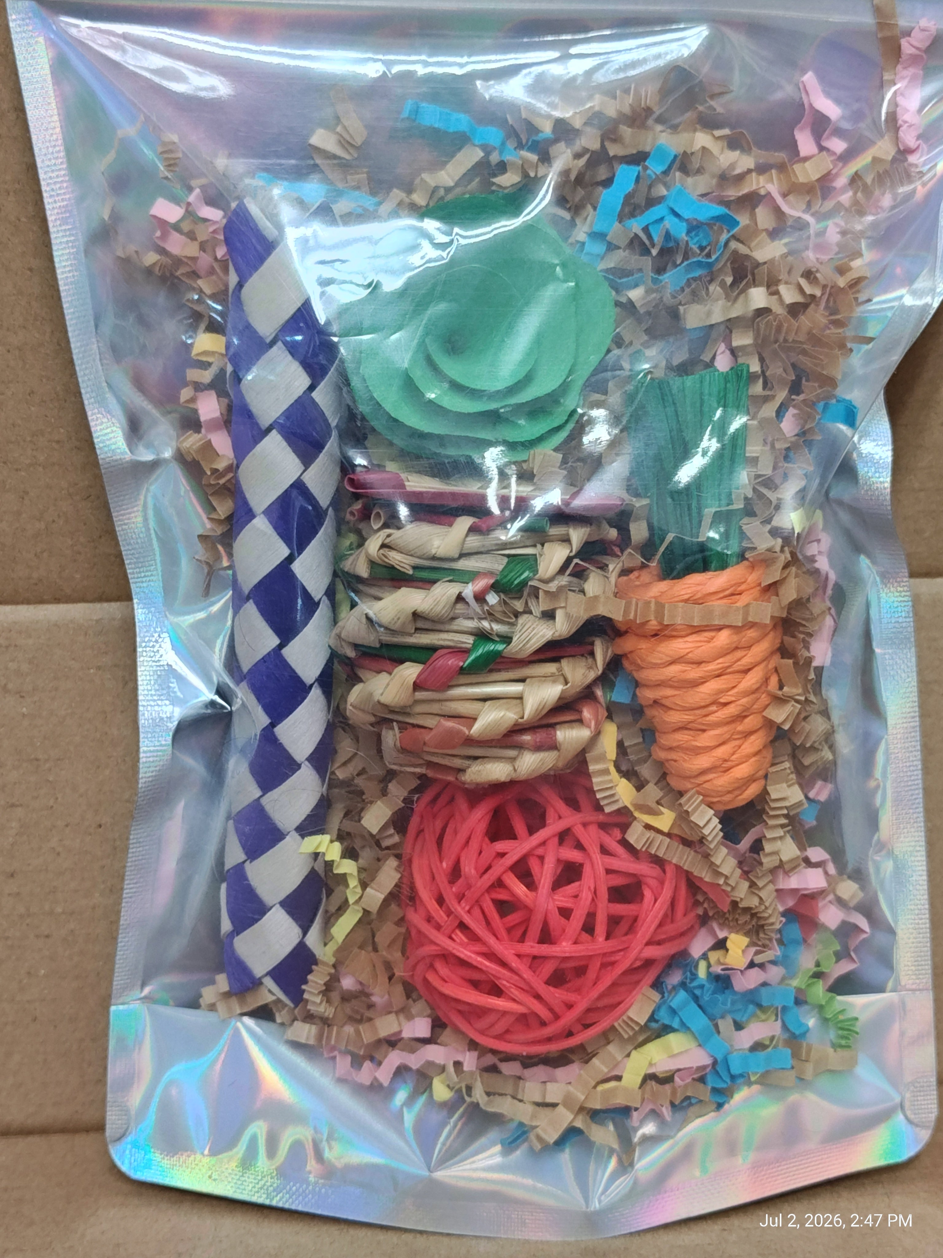 Play & Snuggle Toy and Crinkle Pack