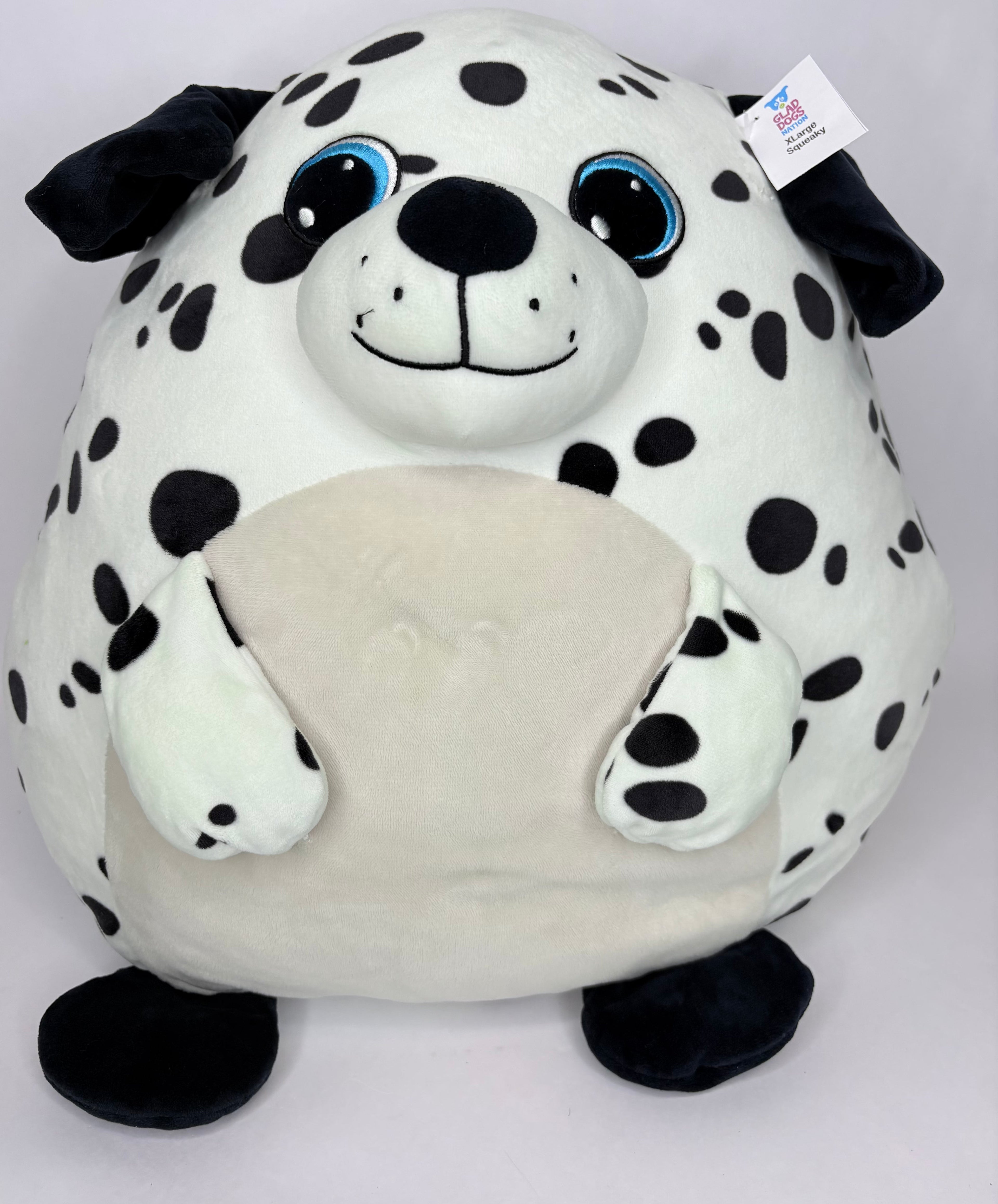 Mini Me Breed Dog Toy: Dalmatian, Squeak & NO Squeak