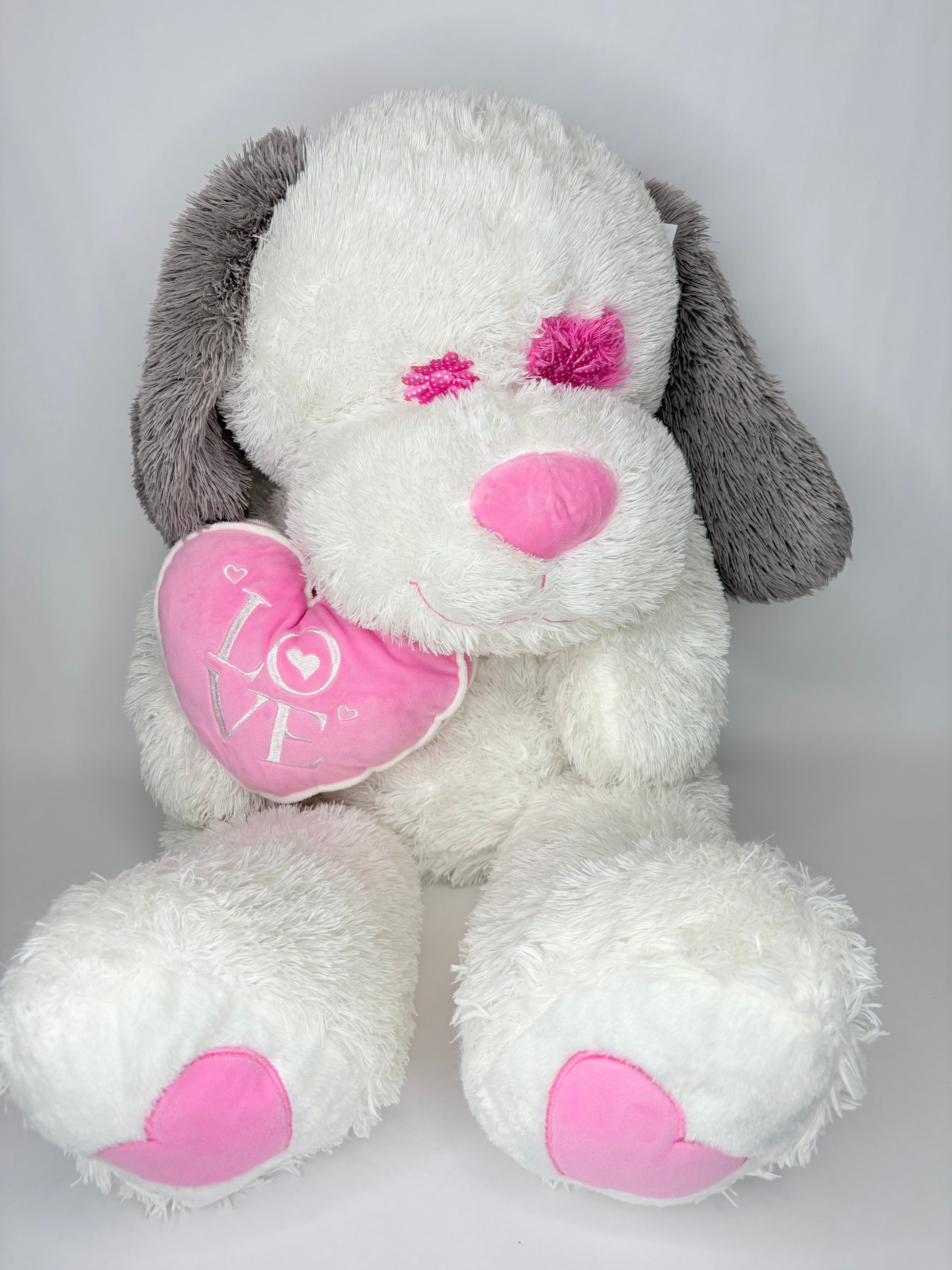 XXLarge Stuffed Dog Toys: 20"+ Squeaky and No Squeak