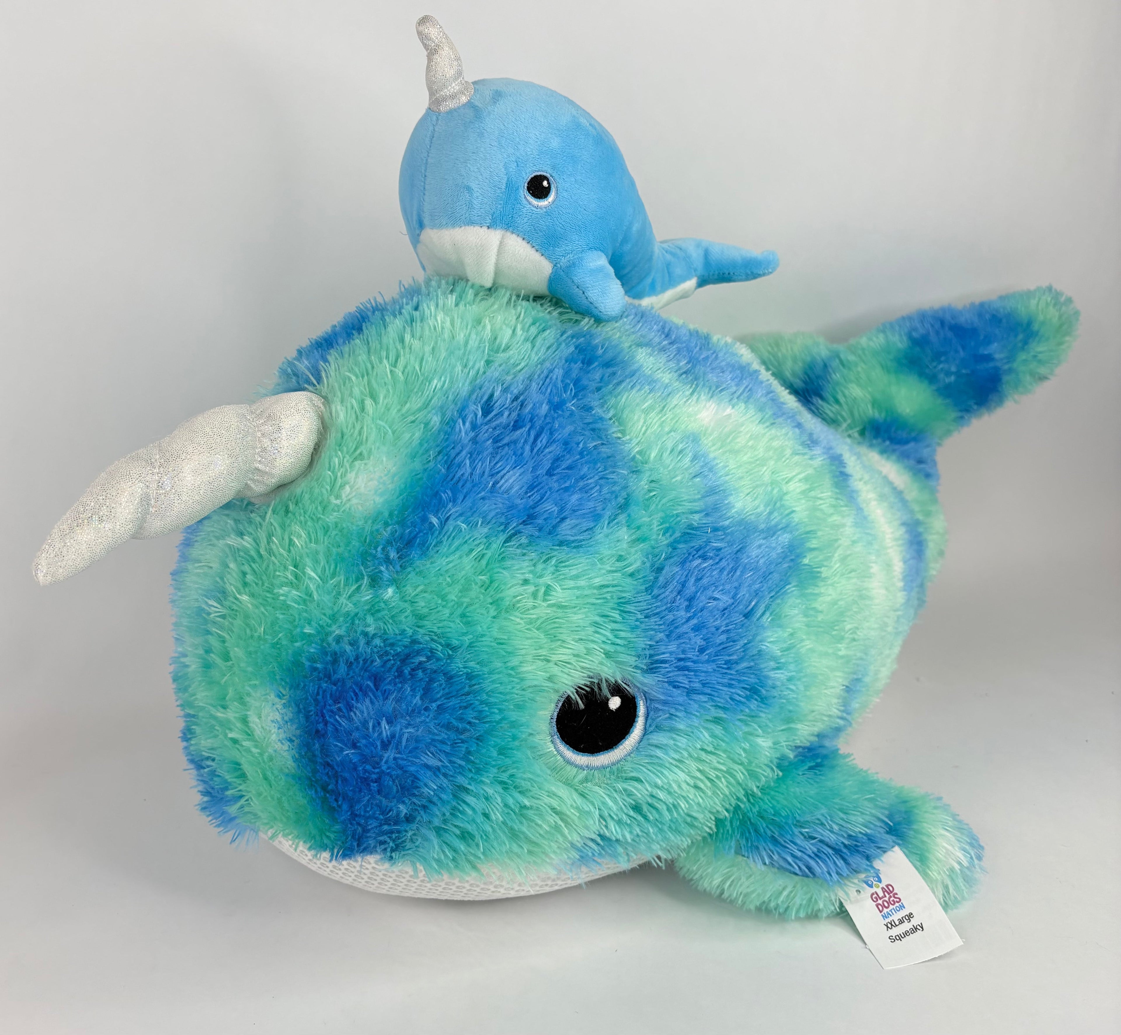 XXLarge Stuffed Dog Toys: 20"+ Squeaky and No Squeak