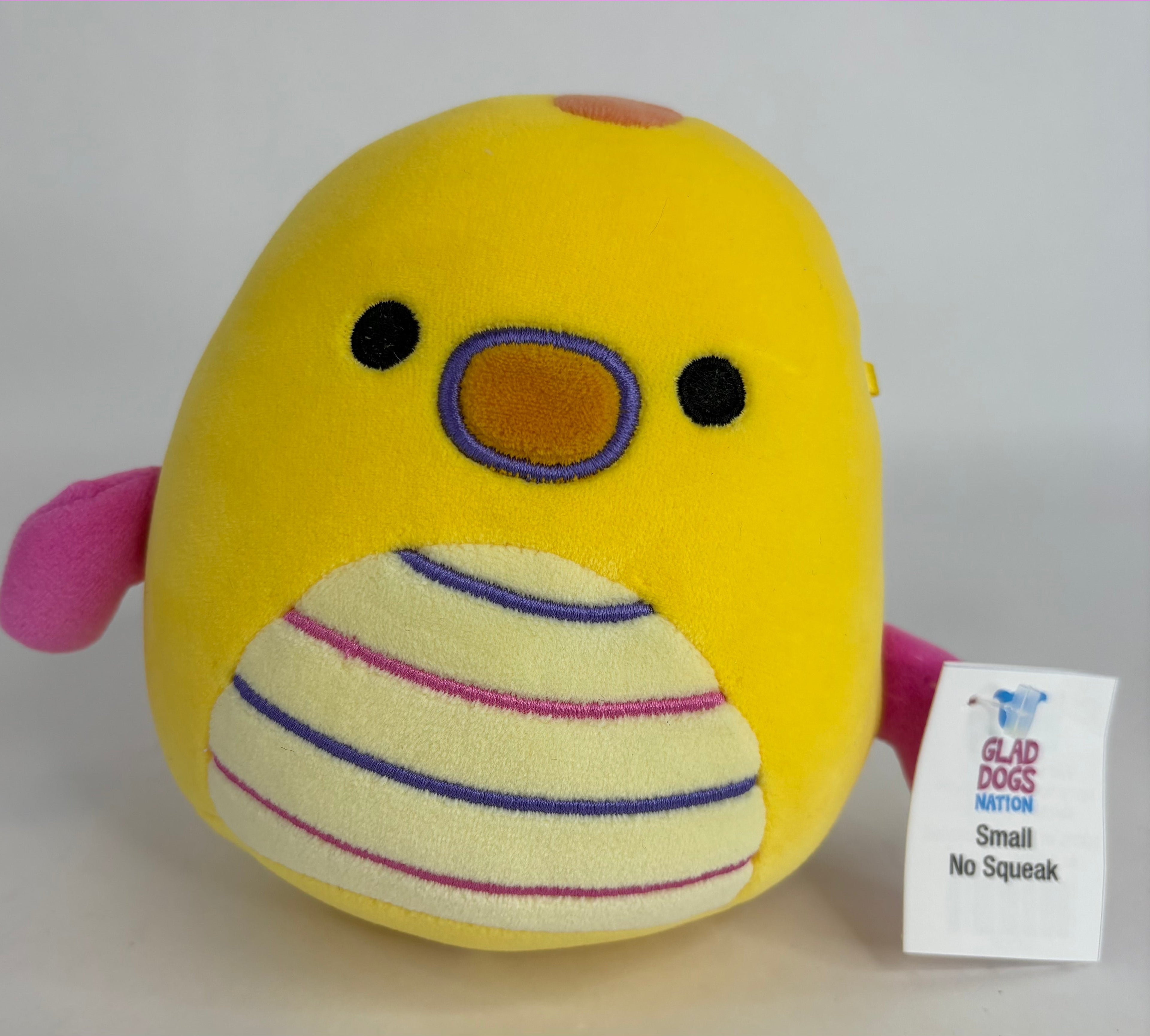 BOGO! Small Squishy Cuddlers Super Soft Plush Pet Toys: Squeak & NO Squeak