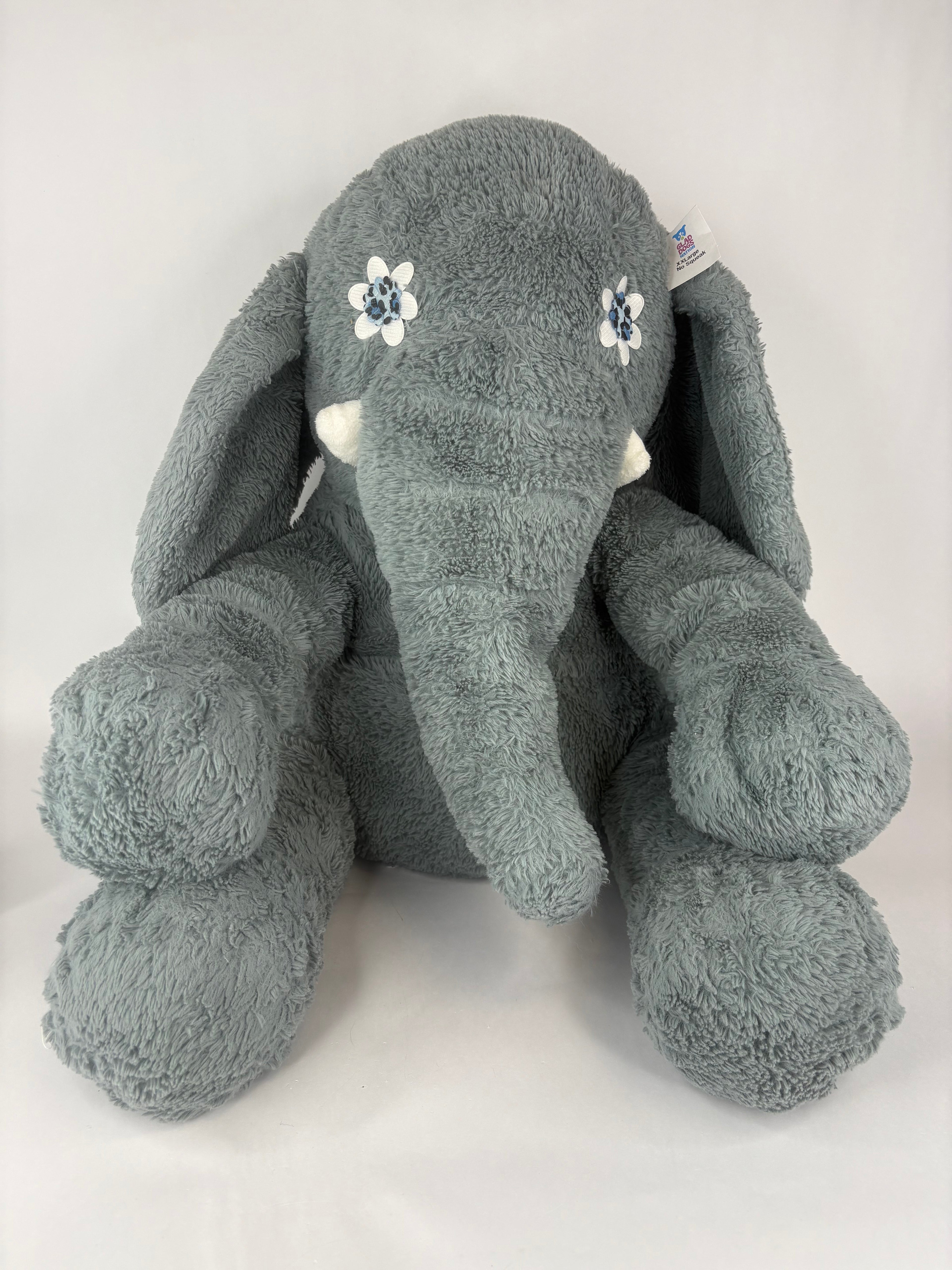 XXLarge Stuffed Dog Toys: 20"+ Squeaky and No Squeak