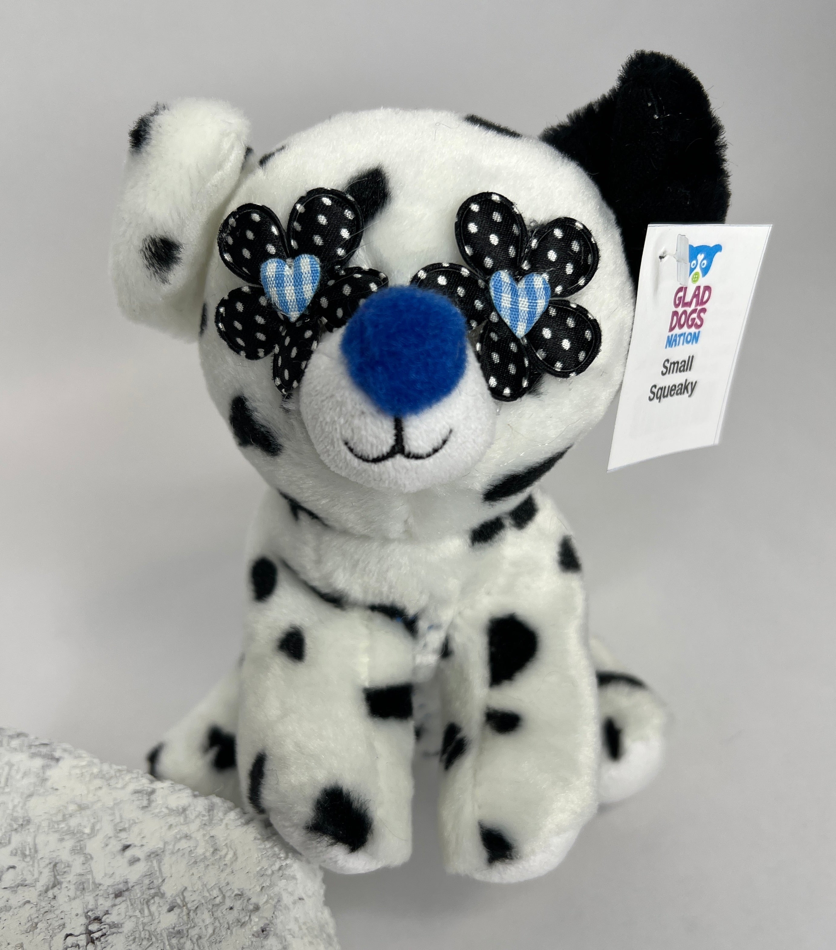 Mini Me Breed Dog Toy: Dalmatian, Squeak & NO Squeak