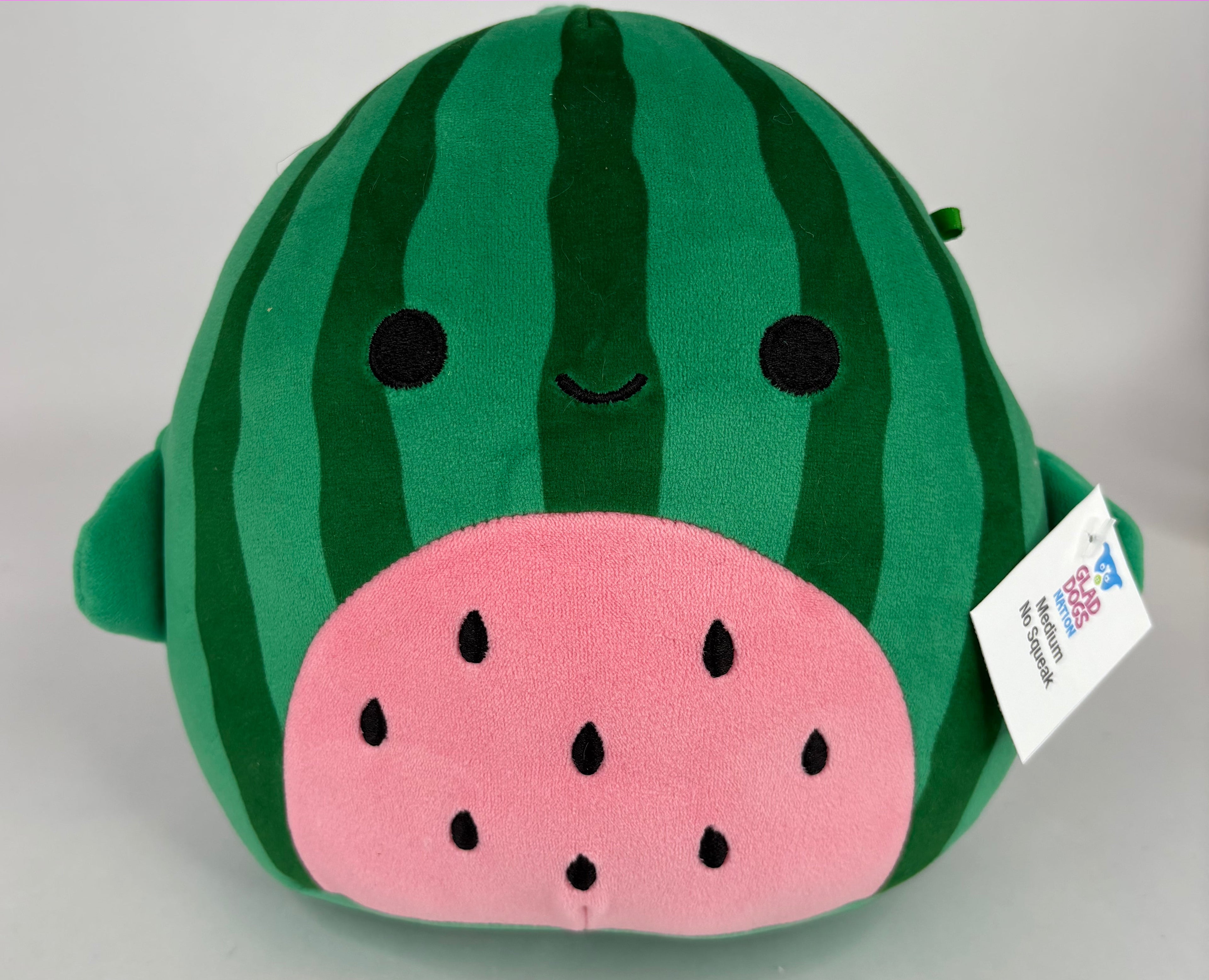 BOGO! Medium Squishy Cuddlers Super Soft Plush Pet Toys: Squeak & NO Squeak
