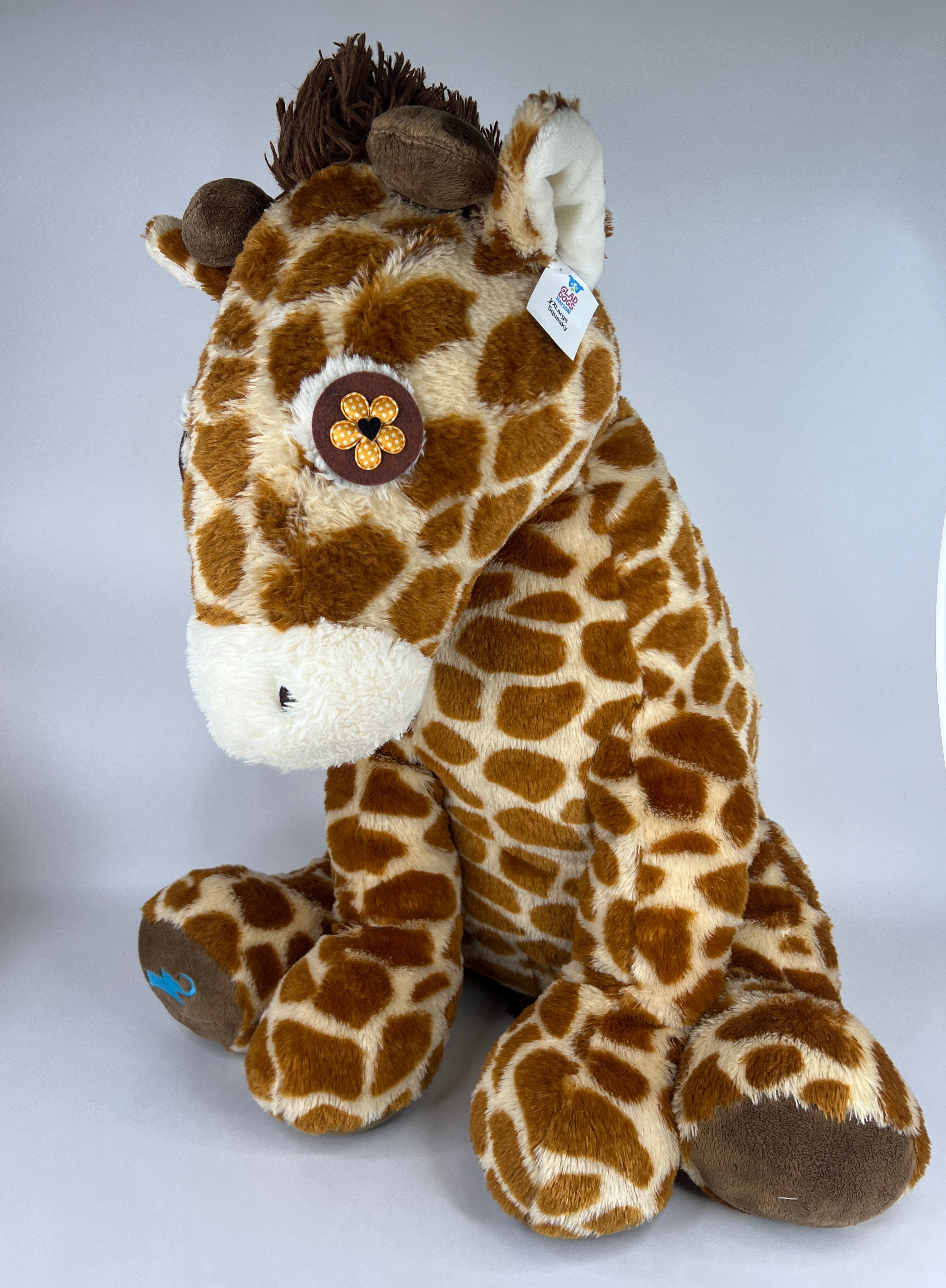 XXLarge Stuffed Dog Toys: 20"+ Squeaky and No Squeak