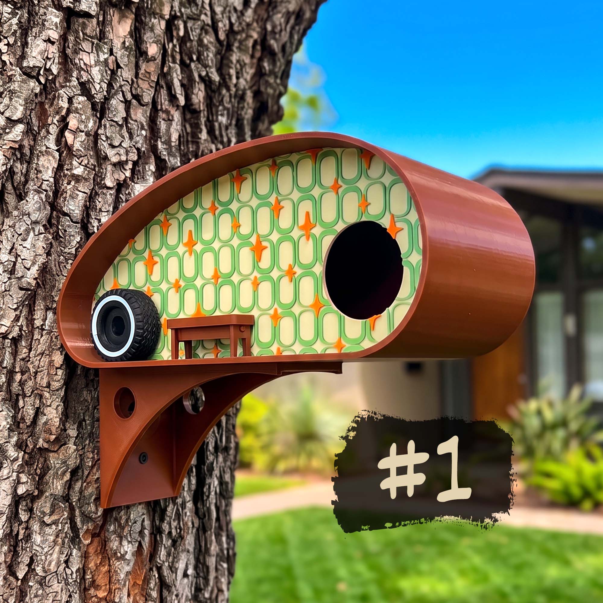 ADG42 Mid-Century Birdhouses | Retro RV Park Collection