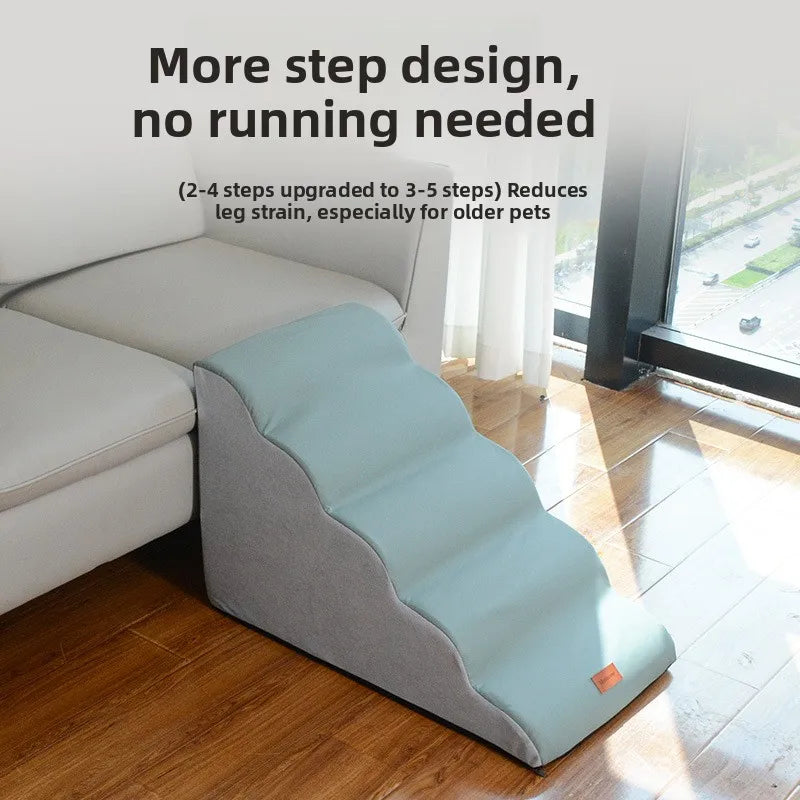 Detachable Anti-slip Pet Stairs Dog Bed Ladder Small Elderly Dogs Slope Snow Searched for Dog Stairs Home Supplies