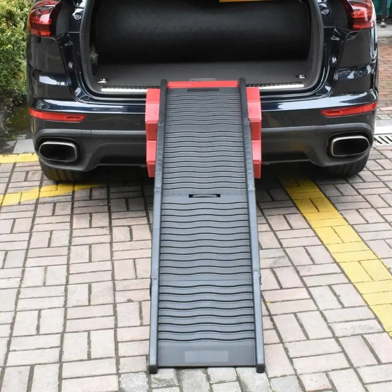 Transportable Dog lean For Large Breeds Slip Resistant ABS Build Simple To Move For Auto Furnishings And hoisted Locations D2RD