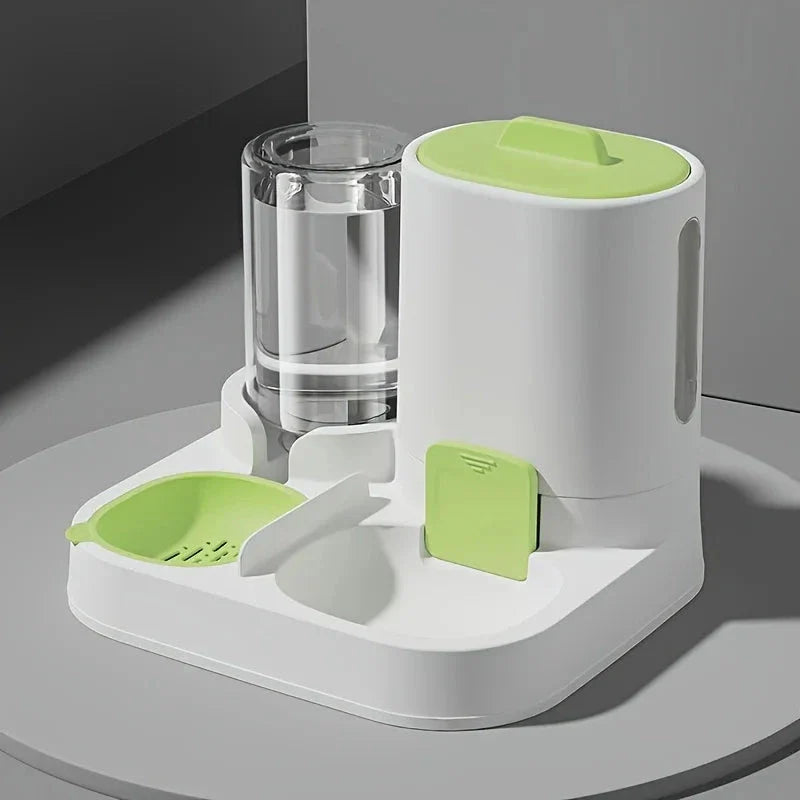 1-Pack Automatic Cat Water Dispenser & Feeder β Large Capacity Spill-Proof