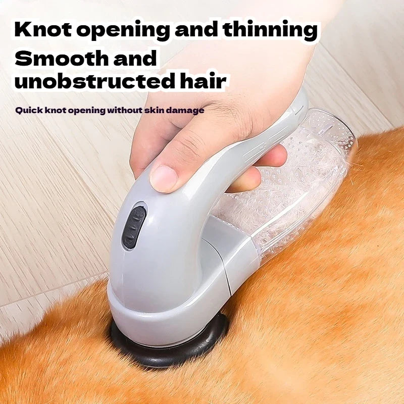Portable Cat and Dog Hair Vacuum Electric Massage Clean Dual Purpose Cleaner Device Cleaning Vacuum Cleaner Cat Grooming Tools