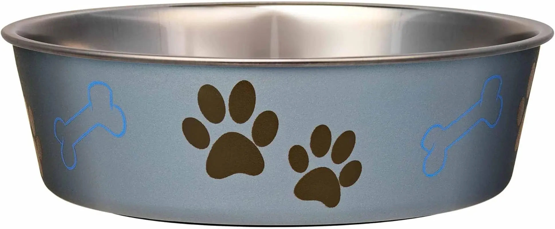Stainless Steel Dog & Cat Bowl | Spill-Resistant Feeding Bowl (various colors)