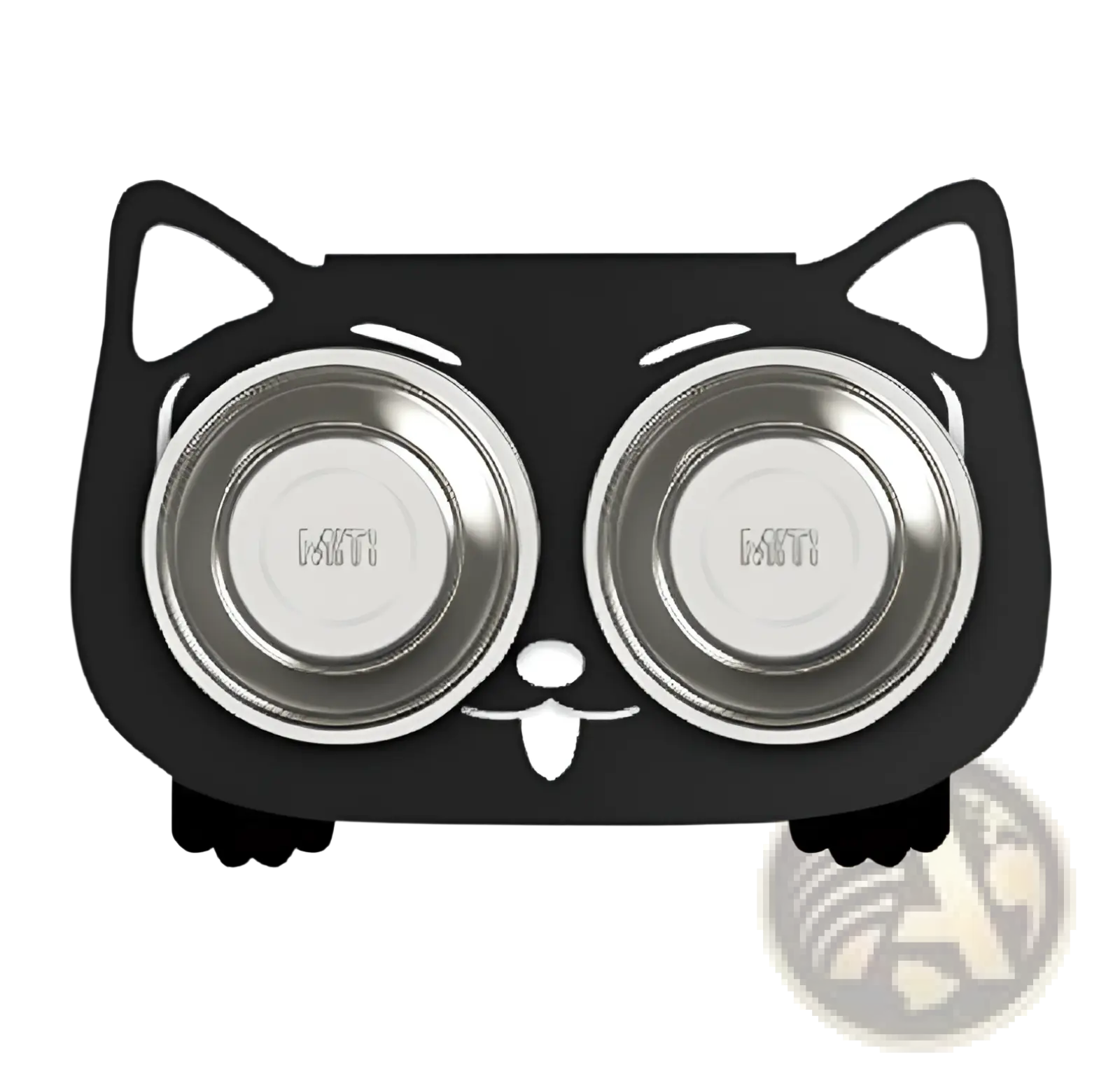 Adjustable Elevated Double Stainless Steel Pet Bowl