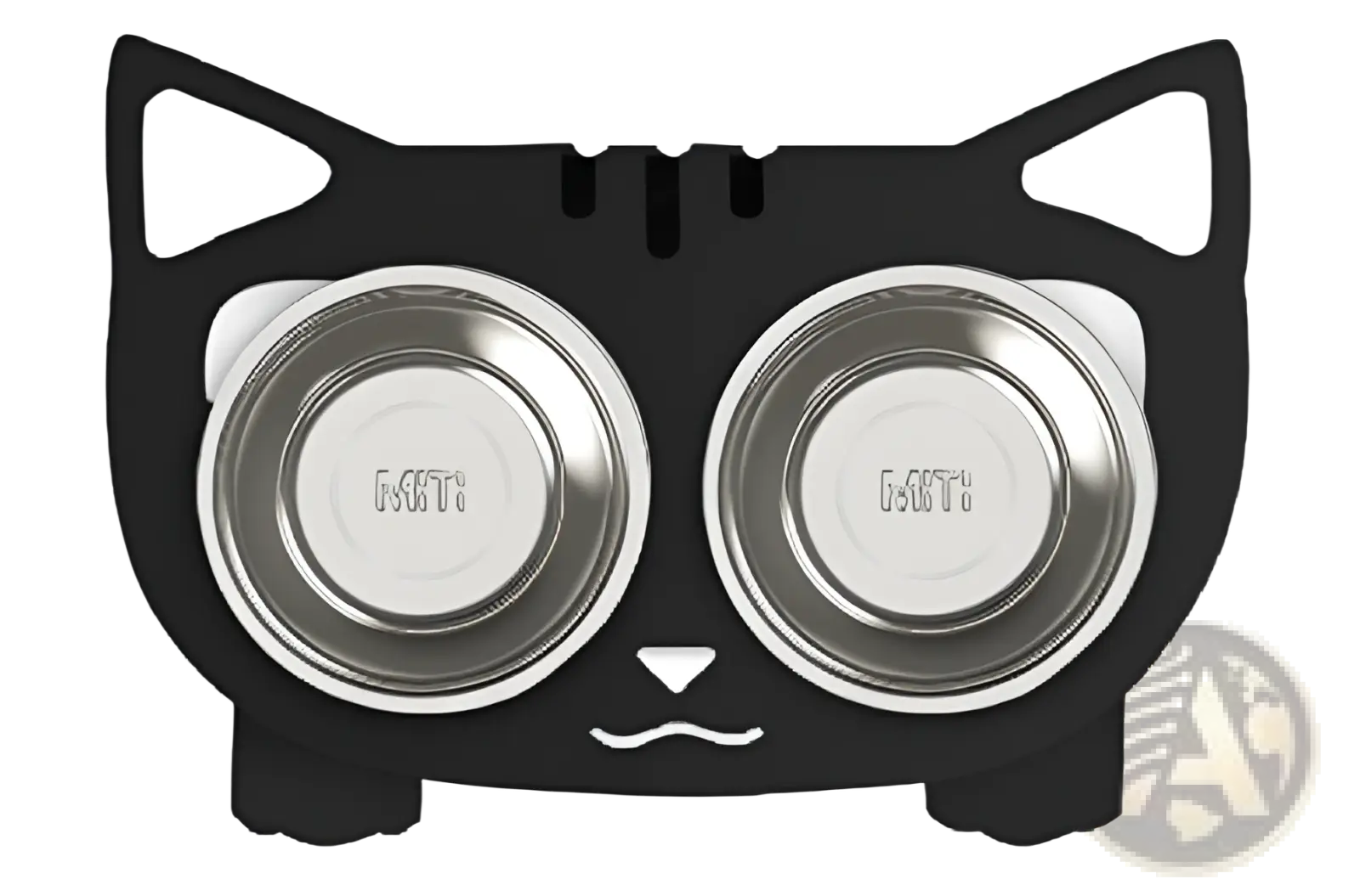 Adjustable Elevated Double Stainless Steel Pet Bowl