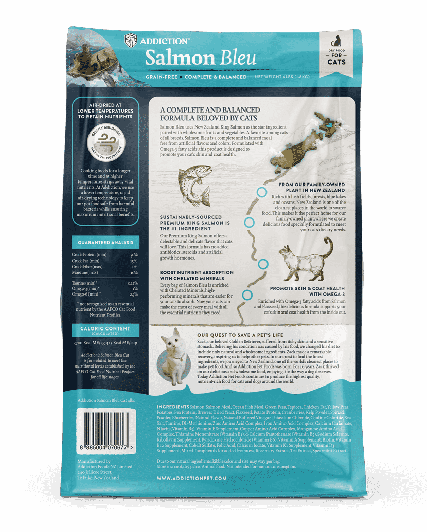 Salmon Bleu Dry Cat Food