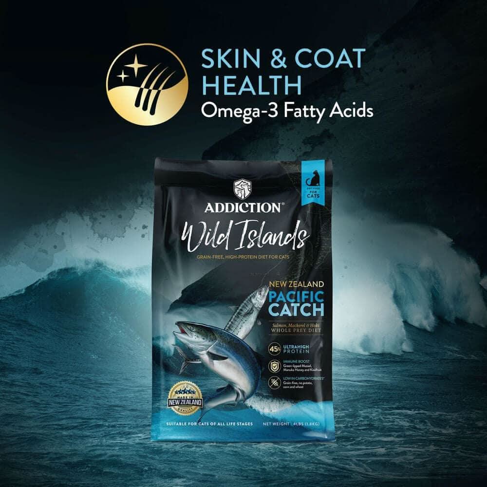 Wild Islands Pacific Catch Premium King Salmon Mackerel & Hoki Dry Cat Food