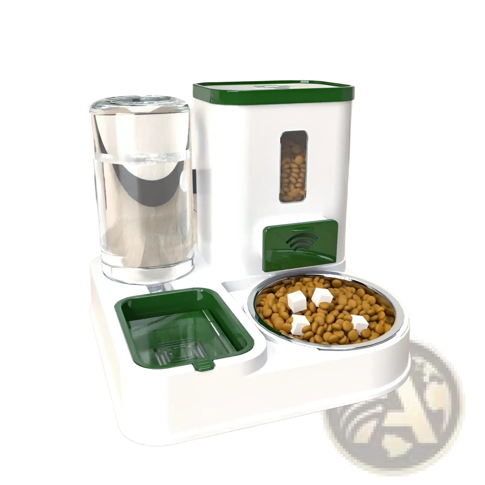 Automated Pet Feeder and Water Dispenser Station